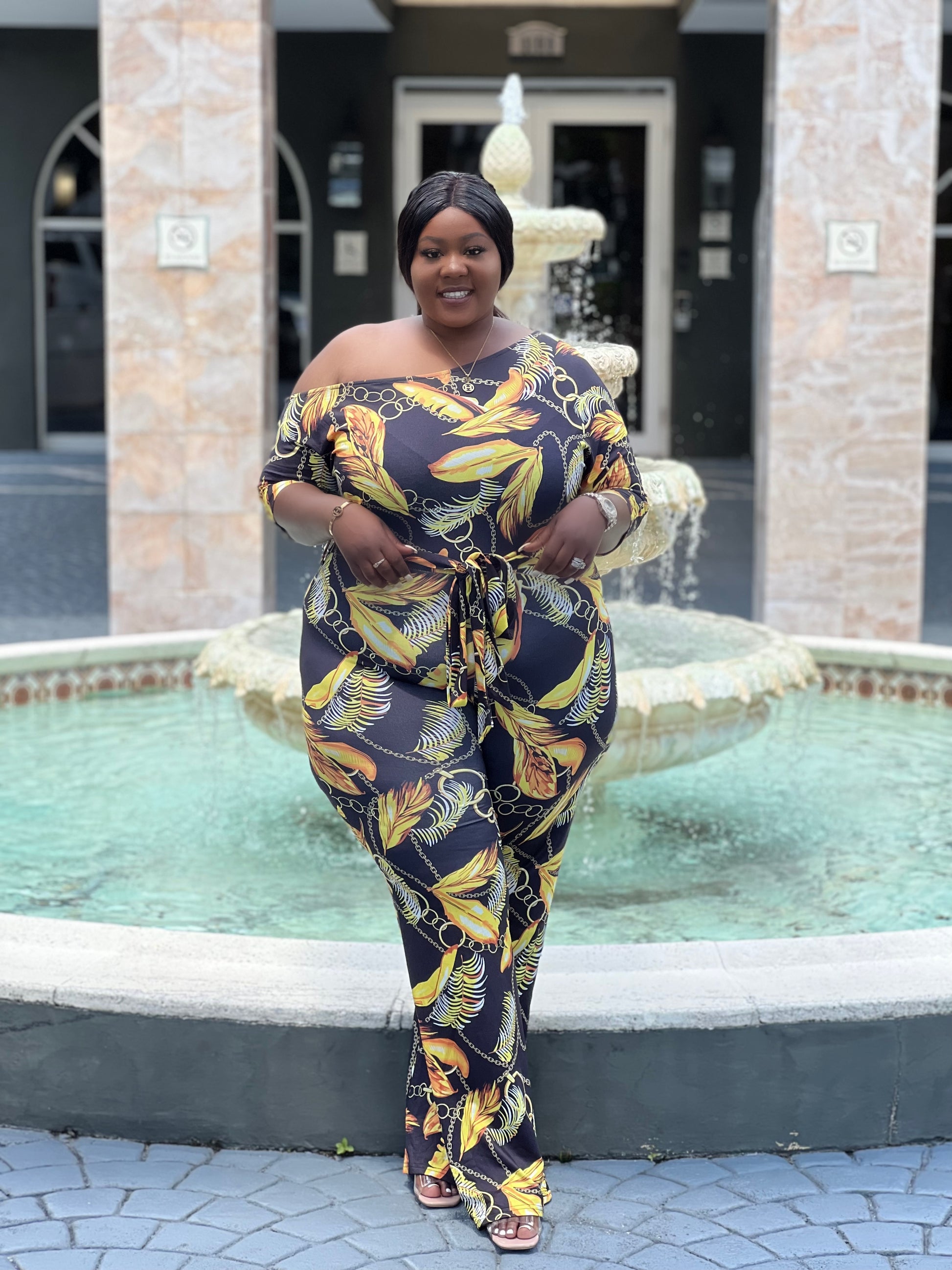 Classy top black jumpsuit